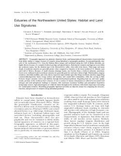 Estuaries of the Northeastern United States: Habitat and Land Use