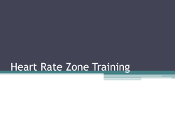 Heart Rate Zone Training