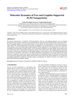 Molecular Dynamics of Free and Graphite-Supported Pt