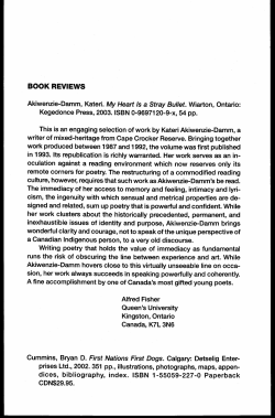 book reviews - Brandon University