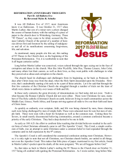 Thoughts 2 - Grace Lutheran Church