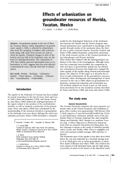 Effects of urbanization on groundwater resources of