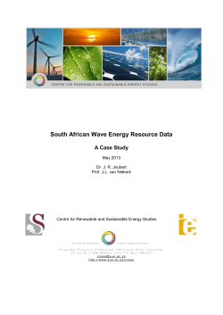 South African Wave Energy Resource Data (SANDEI wave energy)
