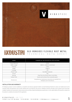 old ironsides flexible rust metal technicaldatasheet