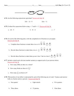 6-74. Are the following expressions equivalent? Homework Help 3