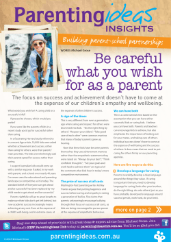 Be careful what you wish for as a parent
