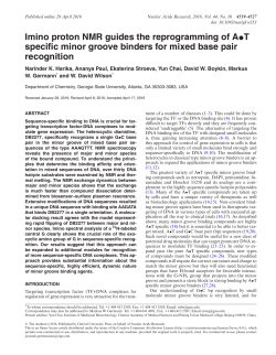 Imino proton NMR guides the reprogramming of