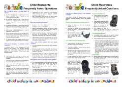 Child Restraints