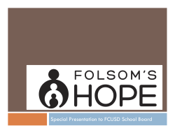 Special Presentation to FCUSD School Board