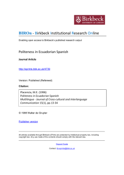 - BIROn - Birkbeck Institutional Research Online