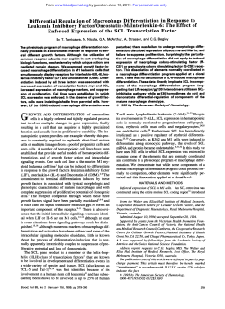 Leukemia Inhibitory Factor/Oncostatin-M/Interleukin-6