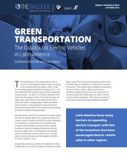 Green Transportation: Electric Vehicles in Latin America