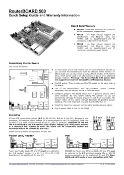RouterBOARD 500 - RouterBoard.com