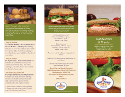 Downloadable Catering Menu - Great Harvest of Albuquerque Bakery