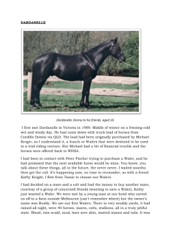 Dardanelle - The Waler
