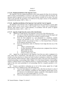 Article 5 - Jurisdiction. - North Carolina General Assembly