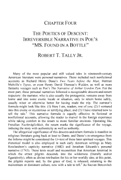"ms. found in a bottle" robert t. tally jr.