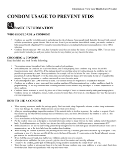condom usage to prevent stds - Plumtree Family Health Center