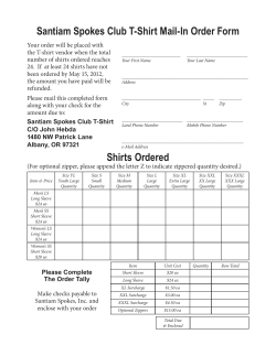 Santiam Spokes Club T-Shirt Mail