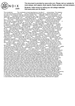 The constitution The constitution is best described as