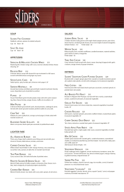 SlidersDinnerMenu Winter2013 14