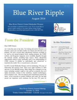 2016 August District Newsletter