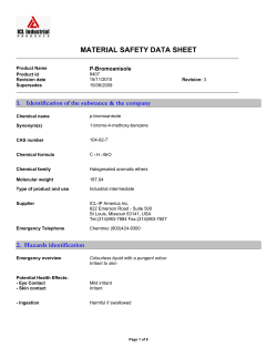 material safety data sheet - ICL-IP