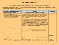 Key Concepts Study Guide Per #4