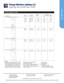 Neon Indicator Lamps
