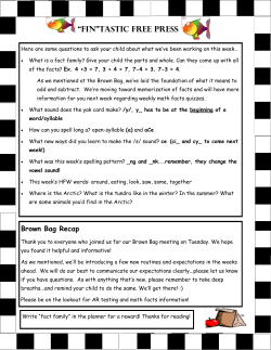 1st grade newslette - Charleston Day School