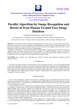 Parallel Algorithm for Image Recognition and Retrieval