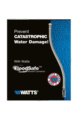 Prevent - Watts Water Technologies