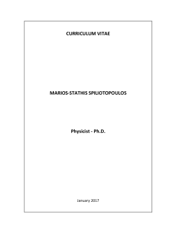 Dr Marios Spiliotopoulos