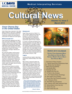 Cesar Chavez Day in the United States Medical Interpreting