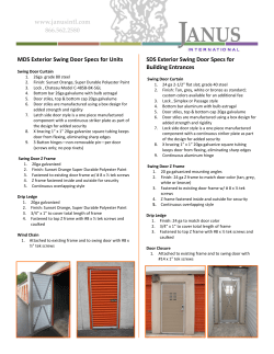 Swing Door Specs4.pub