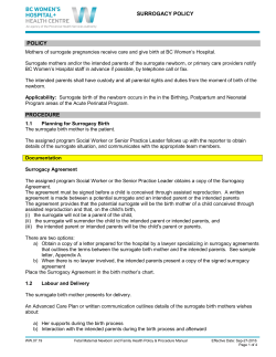 Surrogacy Policy-WW.07.19-Sep-27-2016