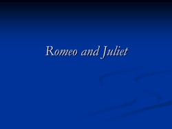 Romeo and Juliet - Manhattan School District #3