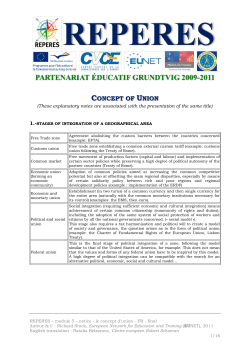 concept of union - Centre europ&eacute;en Robert Schuman