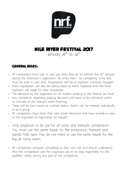 Nile River Festival 2017