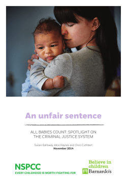 All Babies Count: spotlight on the criminal justice