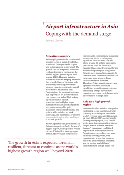 Airport Infrastructure In Asia
