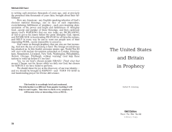 Booklet - America and Britain`s Future