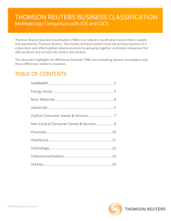 Further TRBC documentation