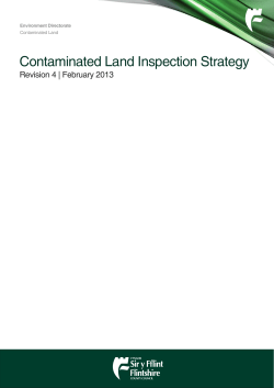 Contaminated Land Strategy 2013 (PDF 3MB new window)