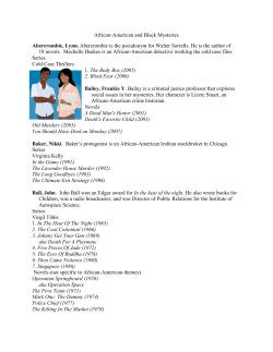African-American and Black Mysteries