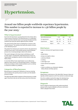 Hypertension. - Accelerated Protection