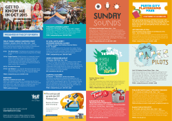 SOUNDS Sunday - City of Perth