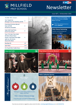 Newsletter - Millfield School