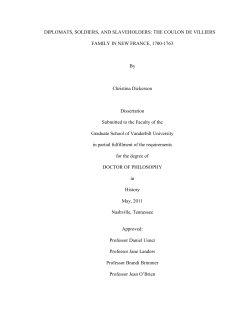 DIPLOMATS, SOLDIERS, AND SLAVEHOLDERS