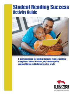 Guide for Early Reading - Walker Gamble Elementary School